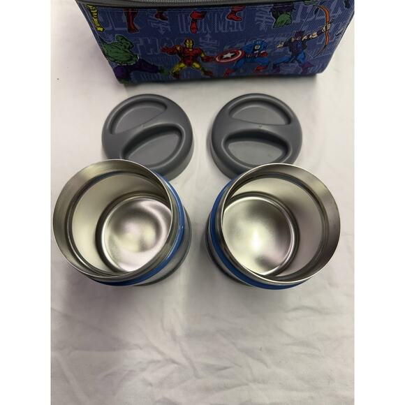 Pottery Barn Kids DC Marvel Hot Beverage Soup Containers With Lids Lunch Bag - Picture 3 of 14